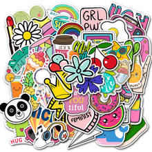 50PCS Cool Summer Stickers Pack Girl Anime Sticker For Children On The Laptop Fridge Phone Skateboard Suitcase Graffiti Sticker 2024 - buy cheap