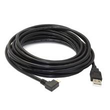 Cable de carga de datos para teléfono móvil y tableta, Micro USB macho a USB 2,0, ángulo recto de 90 grados, 5m 2024 - compra barato