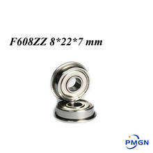 High quality 5pcs ABEC-5 F608ZZ F608 ZZ F608 8*22*7 mm 8x22x7 mm Metal Double Shielded flanged Bearing Ball Bearing 2024 - buy cheap