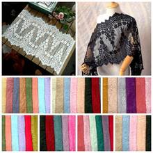 Color Eyelashes Lace Trim Cloth DIY Wedding Dress Skirt Table Cloth Home Textile Underwear Decorative Fabric 2024 - buy cheap