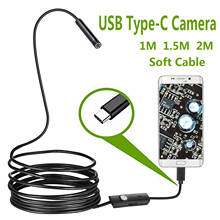 Камера для осмотра USB Snake, IP67 Водонепроницаемый Бороскоп USB C Type-C для Samsung Galaxy S9/S8 Google Pixel Nexus 6p 2024 - купить недорого