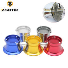 Zsdtrp 5 cores 50 mm interface de filtro de ar, copo de liga de alumínio universal usado em 28 30mm carburador de motocicleta filtro de filtro 2024 - compre barato