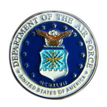 Pino de emblema do departamento dos estados unidos da águia da força aérea 2024 - compre barato