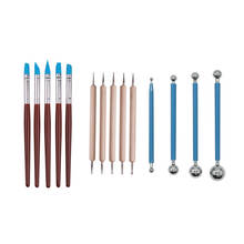 14pcs Set Ceramic Soft Clay Tools Shaper Silicone Rubber Pen Graver Stainless Steel Stylus Ball Pottery Tools Art Supplies 2024 - buy cheap