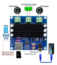 KYYSLB DC12~18V 15W*2 4-8 Ohm XH-A272 Class A and Class B Amplifier Board TDA7297 Bluetooth 5.0 Digital Amplifier Board DIY 2024 - buy cheap