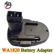 Adaptador convertidor WA1820 para Worx, 18/20V, batería de iones de litio a 18V NI, herramienta eléctrica inalámbrica WA3127, WA3152, WG150, WG152, WG250, WG541 2024 - compra barato