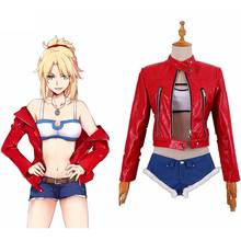 Conjuntos de roupas de cosplay confortáveis, fantasias unissex de anime fate/apocrypha morsimilar para cosplay diário 2024 - compre barato