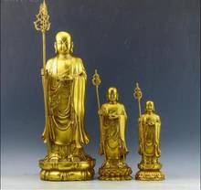 1024 o rei do tibete em bronze puro suporta a estátua do lótus land, a grande estátua do rei de bodisatva em bronze 2024 - compre barato