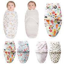 Пеленальное Одеяло для младенцев 0-3 мес., 100% хлопок, спальный мешок, конверт для новорожденных, муслиновое детское одеяло 2024 - купить недорого
