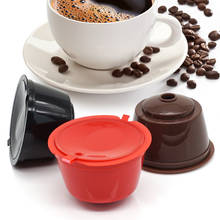 Taza de filtro de cápsula de café reutilizable para Nescafé, tapas rellenables, cuchara, cepillo, cestas de filtro, cestas de sabor suave 2024 - compra barato