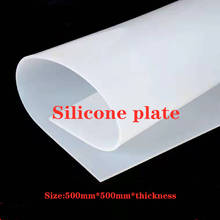 1.5mm / 2mm / 3mm / 4mm / 5mm / 6mm / 8mm high quality milky white heat silicone rubber sheet resist cushion size 500x500mm 2024 - buy cheap