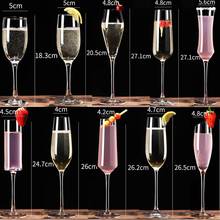 New Crystal champagne glasses Goblet glass cup Set drinking glasses cups Red wine glass Bar Hotel party Drinkware wedding flutes 2024 - buy cheap