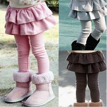 Fall Winter Girls Pants Gradient Culottes Skirt-pants Kids Leggings For 2-8Yrs Teen Baby Girl Ballet Cake Skirts Trousers 2024 - buy cheap