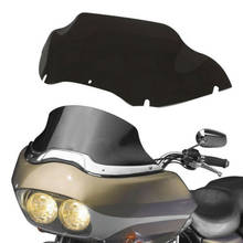 Parabrisas negro de 9,5 pulgadas para motocicleta, accesorio para Harley Touring Road Glide FLTR FLTRX 1989-2013 12 11 2024 - compra barato