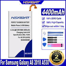 HSABAT-Batería de 4400mAh para Samsung Galaxy A8, 2018, A530, EB-BA530ABE, SM-A530F, A530F, A530F/DS, A530N, A530W, SM-A530 2024 - compra barato
