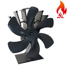 5 Лезвия тепла вентилятор для камина плита вентилятор для печи, работающий от тепловой энергии дровяная печь экологический вентилятор распределение тепла Аксессуары для камина 2024 - купить недорого
