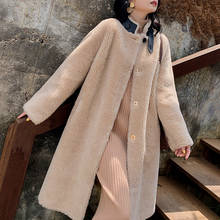 Shearing Winter Real Sheep Fur Coat Korean 200% Wool Jacket Women Clothes 2020 Manteau Femme 7722 YY2092 2024 - buy cheap
