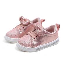 Girls Sneakers 2020 Spring and Autumn Fashion Children's Casual Shoes Girls Butterfly Festival Sequin Children's Shoes 2024 - buy cheap