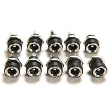 10Pcs 3A 12v for DC Power Supply Jack Socket Female Panel Mount Connector 5.5mm 2.1mm Plug Adapter 2 Terminal types 5.5*2.1 2024 - buy cheap