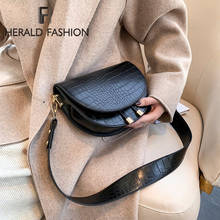 Crocodile Pattern Crossbody Bags for Women Half Round Messenger Bag Pu Leather Luxury Handbags Lady Bags Designer Shoulder Bag 2024 - buy cheap