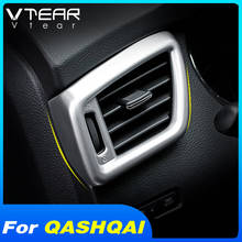 Vtear para nissan qashqai j11 dualis tomada de ar capa decoração ventilação de ar net guarnição interior do carro-estilo acessórios peças 2019 2024 - compre barato