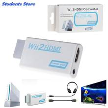 Full HD 1080P Wii to -compatible Converter Adapter Wii2-compatible Converter 3.5mm Audio for PC HDTV Monitor Display 2024 - buy cheap