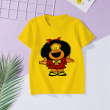 New 2021 Clothes Baby T-shirt Kids Short Sleeve Shirt Girls Top Boy Clothing Mafalda Girls T-shirt Baby Girl Summer Tshirt Sale 2024 - buy cheap