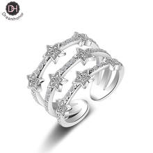 AAAAA CZ Rhinestone Stone Rings Statement Party Wedding Band Rings for Women Engagement Jewelry 2024 - buy cheap