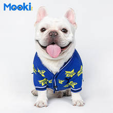 Mookipet roupas personalizadas para cães, animais de estimação, cão, gato, para cães pequenos, estrelas fluorescentes, camisola chihuahua sphynx buldogue francês 2024 - compre barato