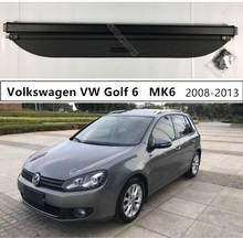 Posterior tronco escudo de seguridad cubierta de carga para Volkswagen VW Golf 6 MK6 2008, 2009, 2010, 2011, 2012, 2013 de alta calidad accesorios de coche 2024 - compra barato