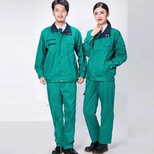 Work Clothing Sets Men Women Unisex Workwear Suits Spring Autumn Long Sleeve Jackets Pants Factory Repair green Workers Uniforms 2024 - buy cheap