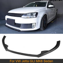 Perfil de alerón delantero de fibra de carbono, para Volkswagen VW Jetta GLI MK6 Sedán, 4 puertas, 2013-2015, color negro, estilo de coche FRP 2024 - compra barato