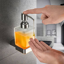 Soap de sabonete líquido para parede, dispensador de aço inoxidável para banheiro, shampoo, sabonete líquido, acessórios para banheiro 2024 - compre barato