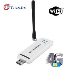 TIANJIE 3G 4G Universal WiFi Router LTE FDD GSM Mobile Portable Mini Wireless USB Modem Dongle with SIM Card Slot WI-FI Sticker 2024 - buy cheap