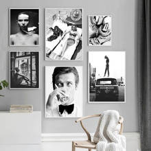 Sexy Women Wall Art Poster Minimalist Art Nordic Canvas Painting Fashion Gentleman Room Decor Aesthetic Wall Picture 2024 - buy cheap