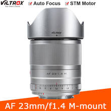 Viltrox 23mm f1.4 stm prime lente EF-M montagem foco automático APS-C lente da câmera para câmeras canon eos m m5 m6 mark ii m100 m50 m200 m3 2024 - compre barato