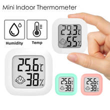 Mini Indoor Thermometer LCD Digital Temperature Room Hygrometer Gauge Sensor Humidity Meter Indoor Thermometer Temperature tools 2024 - купить недорого