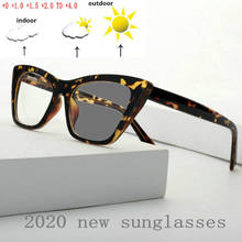 2020 New Design Outdoor Photochromic Reading Glasses Men Women Discoloration Presbyopia Hyperopia Sun Glasses UV400 NX 2024 - купить недорого