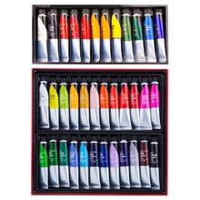 Venda quente 12/24 cores profissional pintura acrílica 20ml desenho pintura pigmento pintados à mão para crianças artista diy 2024 - compre barato