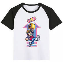 BoysGirls Back To The Future Cartoon Print T Shirt Kids Funny Clothes Children Summer Short Sleeve Baby T-shirt 2024 - buy cheap
