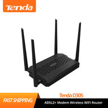 Tenda D305 ADSL2+ Modem Wireless WiFi Router 300Mbps Blazing-fast & Stable Adsl 2+ Modem Router, Broadband CPE/Remote Management 2024 - buy cheap