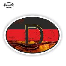 HotMeiNi 15cm x 10.3cm 3D Vintage D Germany Country Code Oval Flag Car Sticker Helmet JDM Car Styling Accessories Decals 2024 - buy cheap