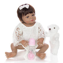 Muñeca L. o. L sorpresa para niñas vinilo completo de silicona reborn baby black muñeca juguete para niños regalo Bebe Reborn Menina 2024 - compra barato