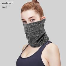 Mascarilla de cuello para mujer, bufanda de alta elasticidad a prueba de viento, a la moda, antipolvo, diadema deportiva para senderismo, novedad 2024 - compra barato