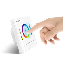 Milight-controlador de painel led p3, rgb, rgbw, + cct com luz led sensível ao toque, com regulador de intensidade de luz