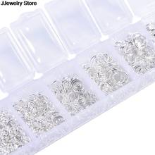 1500 unids/lote de anillos abiertos de aleación mezclados de 3mm, 4mm, 5mm, 6mm, 7mm, 8mm y 10mm, anillos divididos para hacer joyas DIY, novedad 2024 - compra barato
