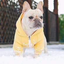 Лоскутная Одежда для собак, зимняя одежда для собак, костюм Французского бульдога, щенка, уотм, пальто для собак, куртка, мопса, хлопковая одежда для домашних животных 2024 - купить недорого