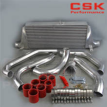 Kit de intercooler frontal fmicrofone, para rx7 fc fc3s 13b single turbo 300-700hp 86-91 vermelho 2024 - compre barato