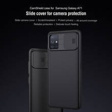 NILLKIN-funda protectora para lente de cámara, carcasa deslizante de plástico para Samsung Galaxy A71 2024 - compra barato