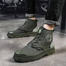 Autumn new spring summer Men's casual shoes breathable fashion men canvas shoes man flats Eur size Martin boots Comfortable 2024 - buy cheap